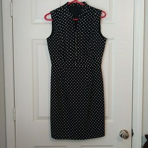 Tahari black white dress missing belt